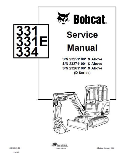 2003 bobcat 331d mini excavator|bobcat 331 service manual pdf.